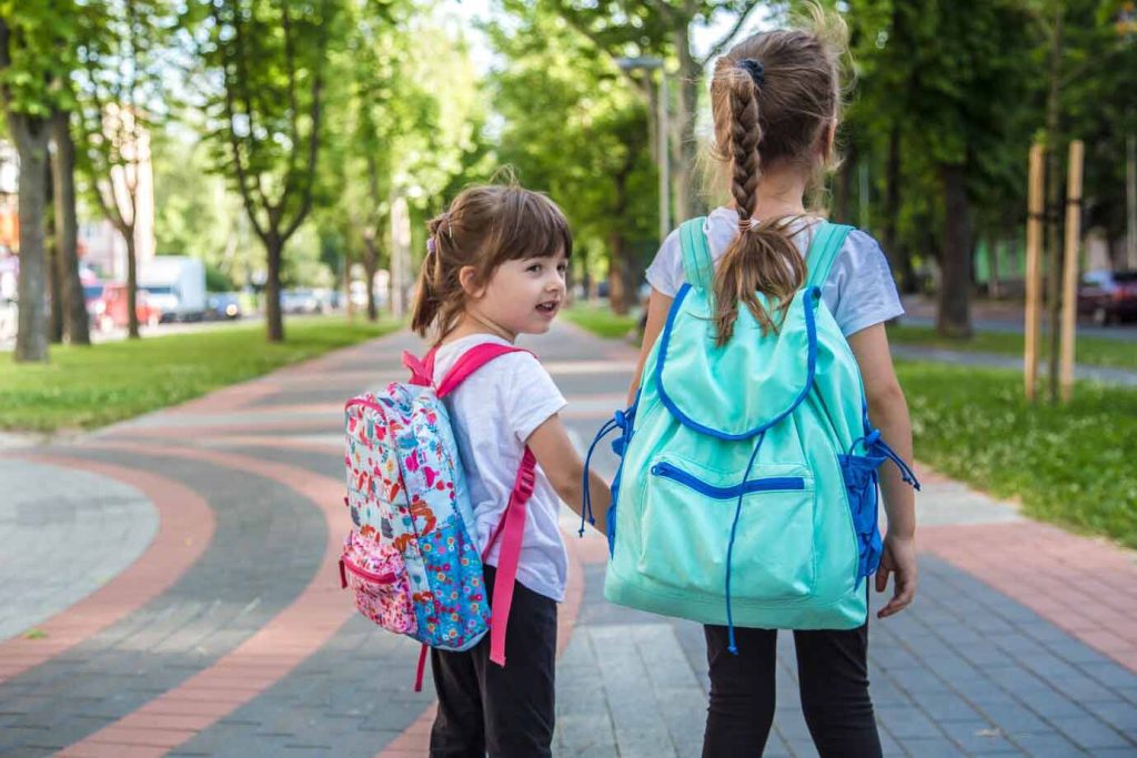 Cartable adapté à l'âge de l'enfant